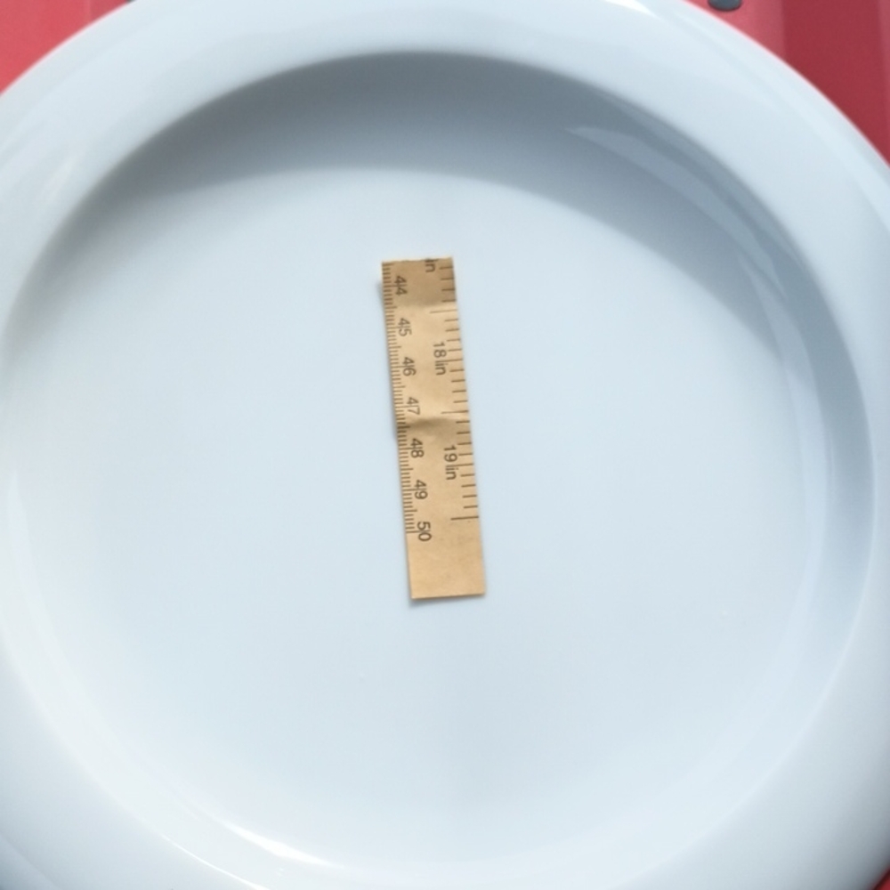 2 X Gallery Collection elegant White Dinner Plate Japanese Design